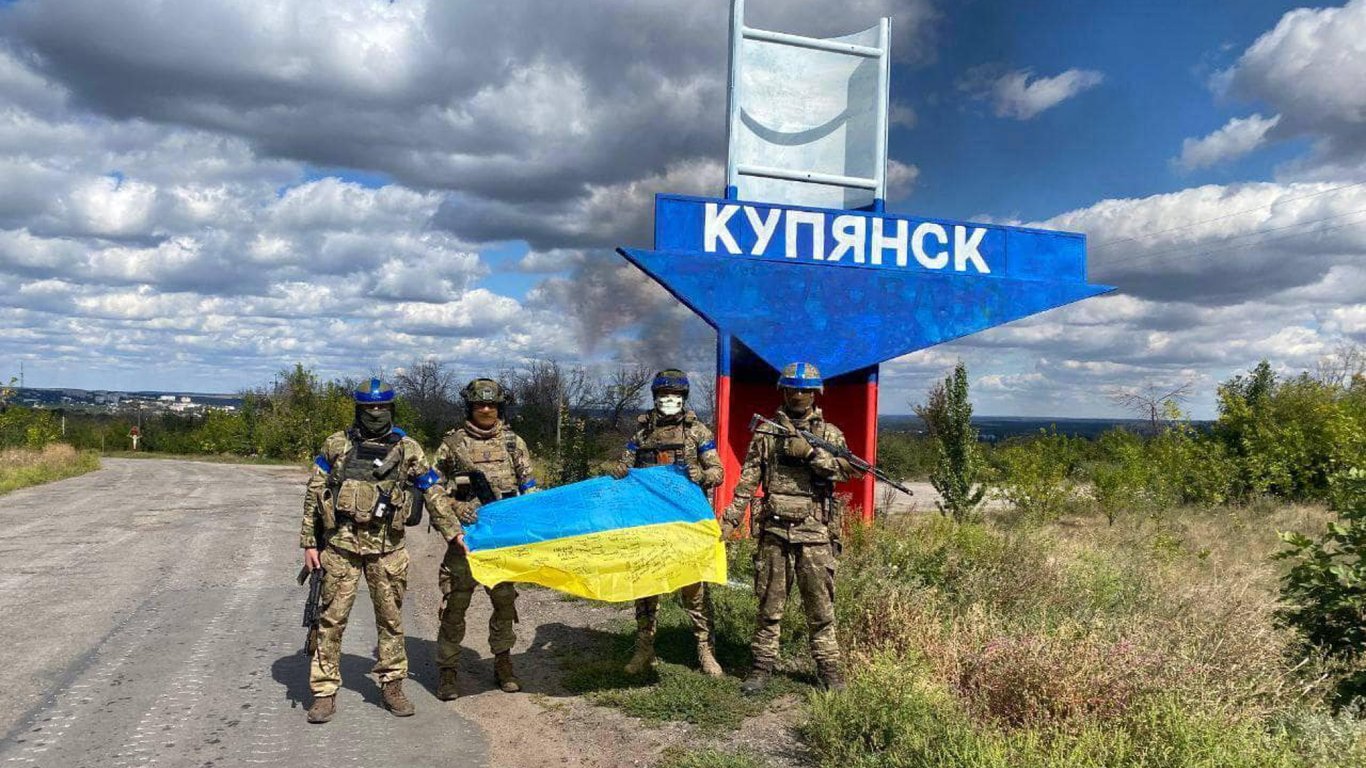 ВСУ в Купянске на Харьковщине: первые фото с украинским флагом