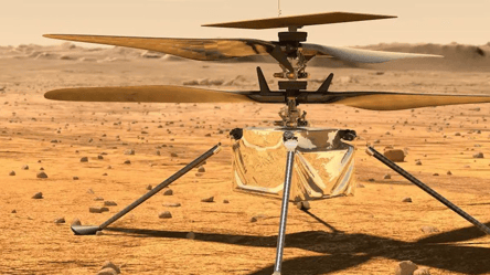 На Марсі гвинтокрил Ingenuity зіткнувся зі складнощами через зміни пір року - 285x160