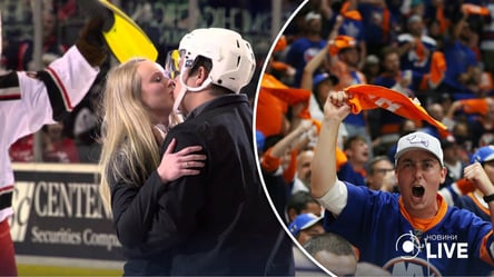 На матчі НХЛ вболівальник хотів вразити наречену: дещо пішло не за планом - 285x160