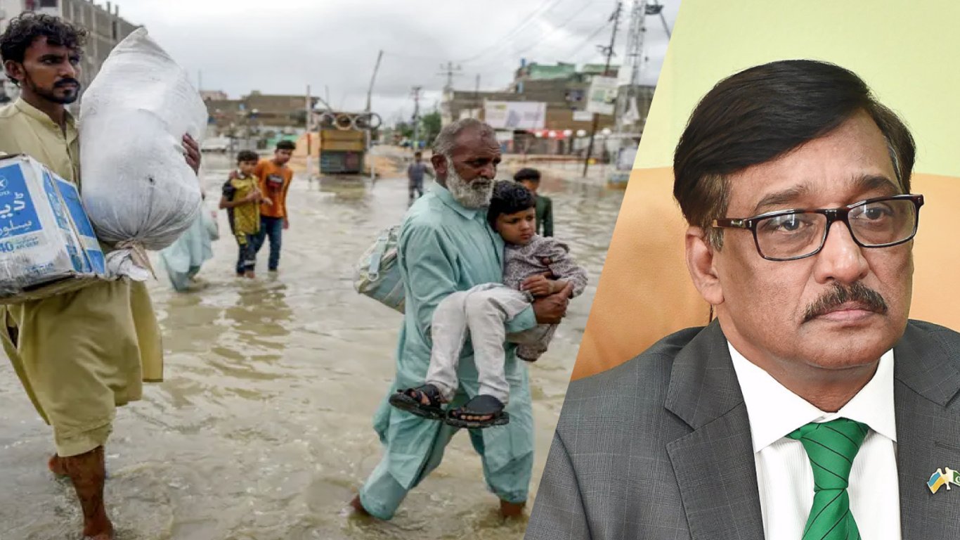 Посол Пакистана для Новини.LIVE о сокрушительном наводнении - 250x140