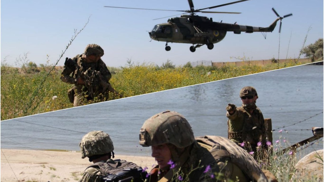 Учения морской пехоты под Одессой - тренировались защищать стратегический объект
