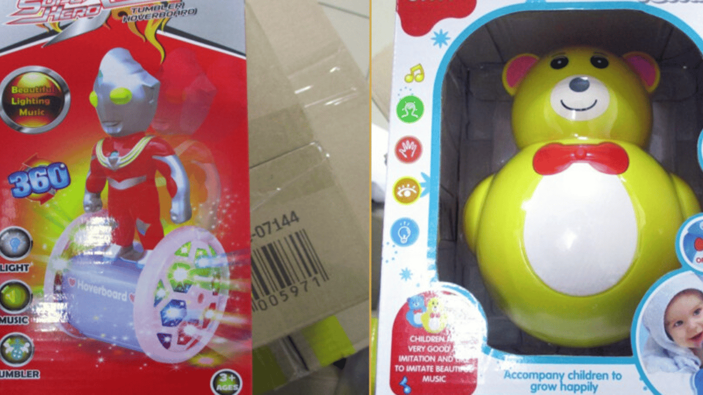 Опасные детские игрушки на рынках Украины - могут вызвать анемию