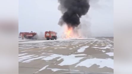 У росії розбився вертоліт: у мережі показали відео, як він палає - 285x160