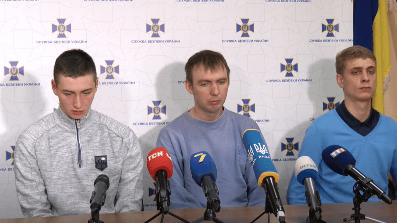 В Одессе провели брифинг с пленными из РФ