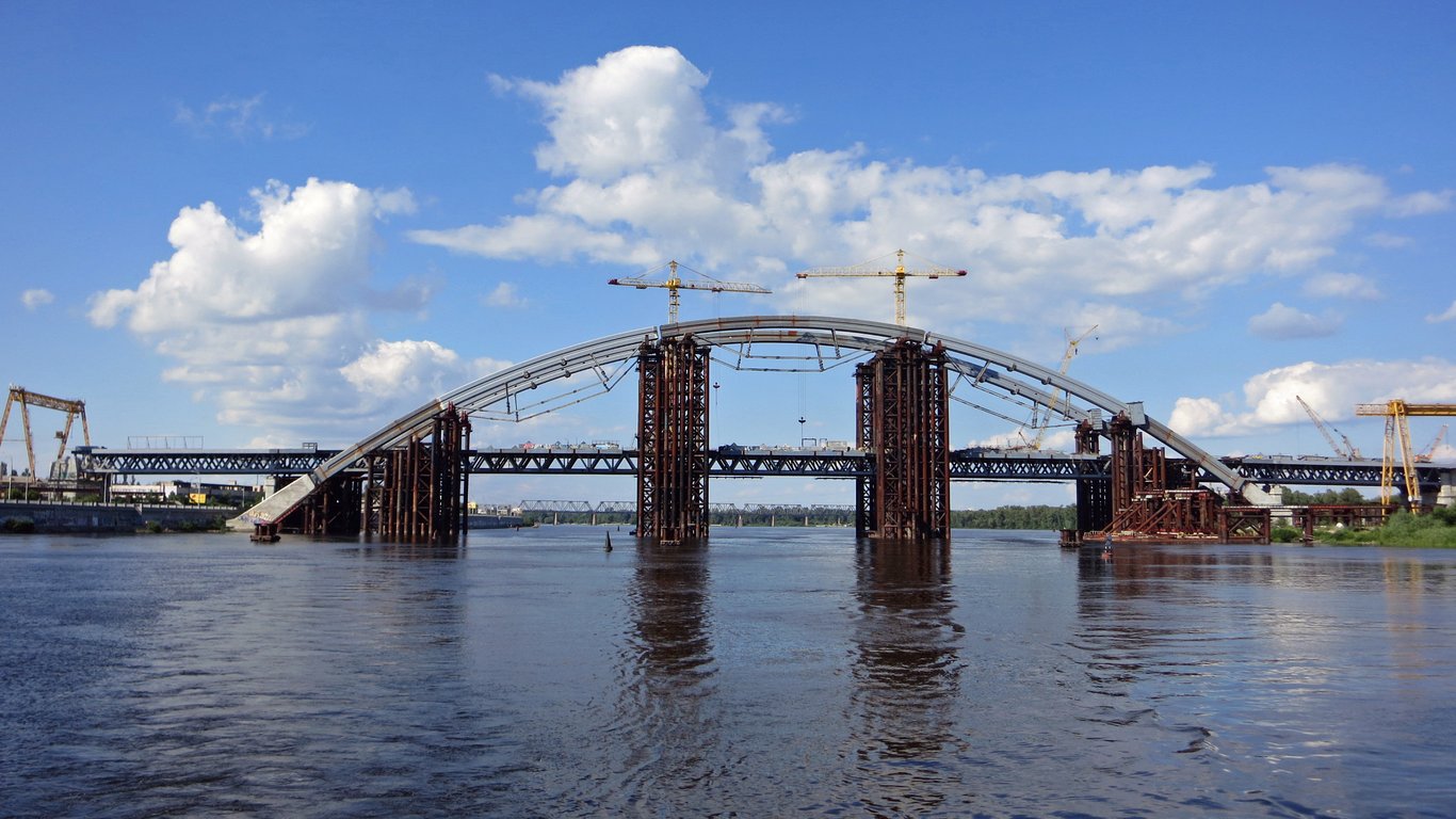 Подольский мост в Киеве - когда откроют, названа дата