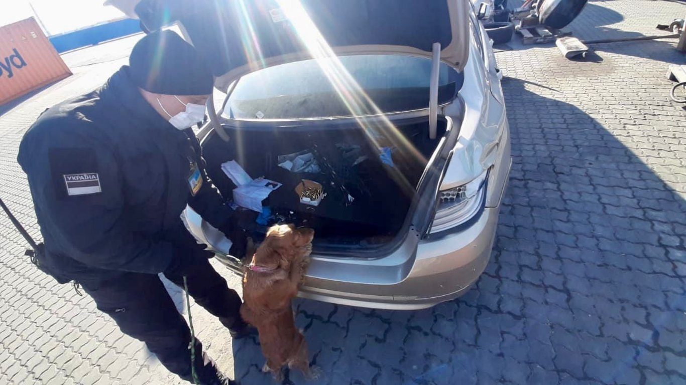 Одесские пограничники нашли в машине из США патроны