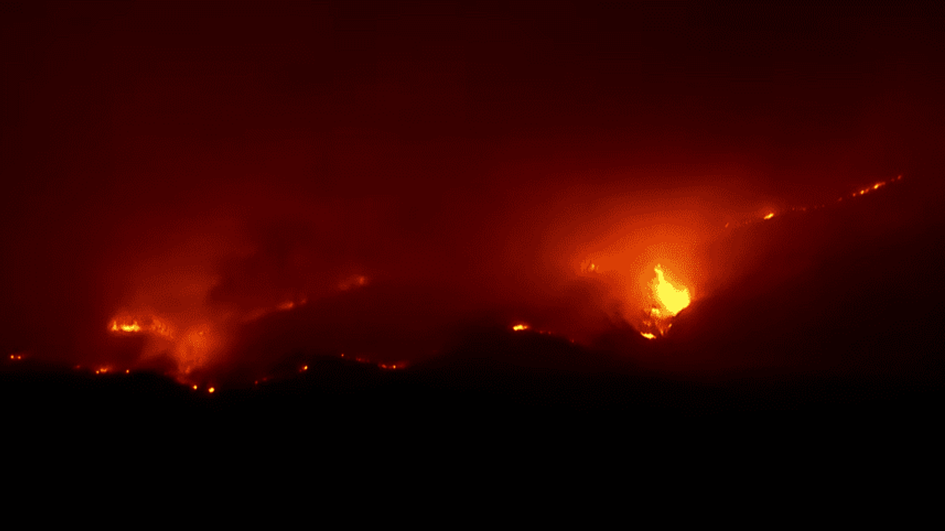 В Испании пылают десятки тысяч гектаров лесов, пожар пытаются потушить пятый день