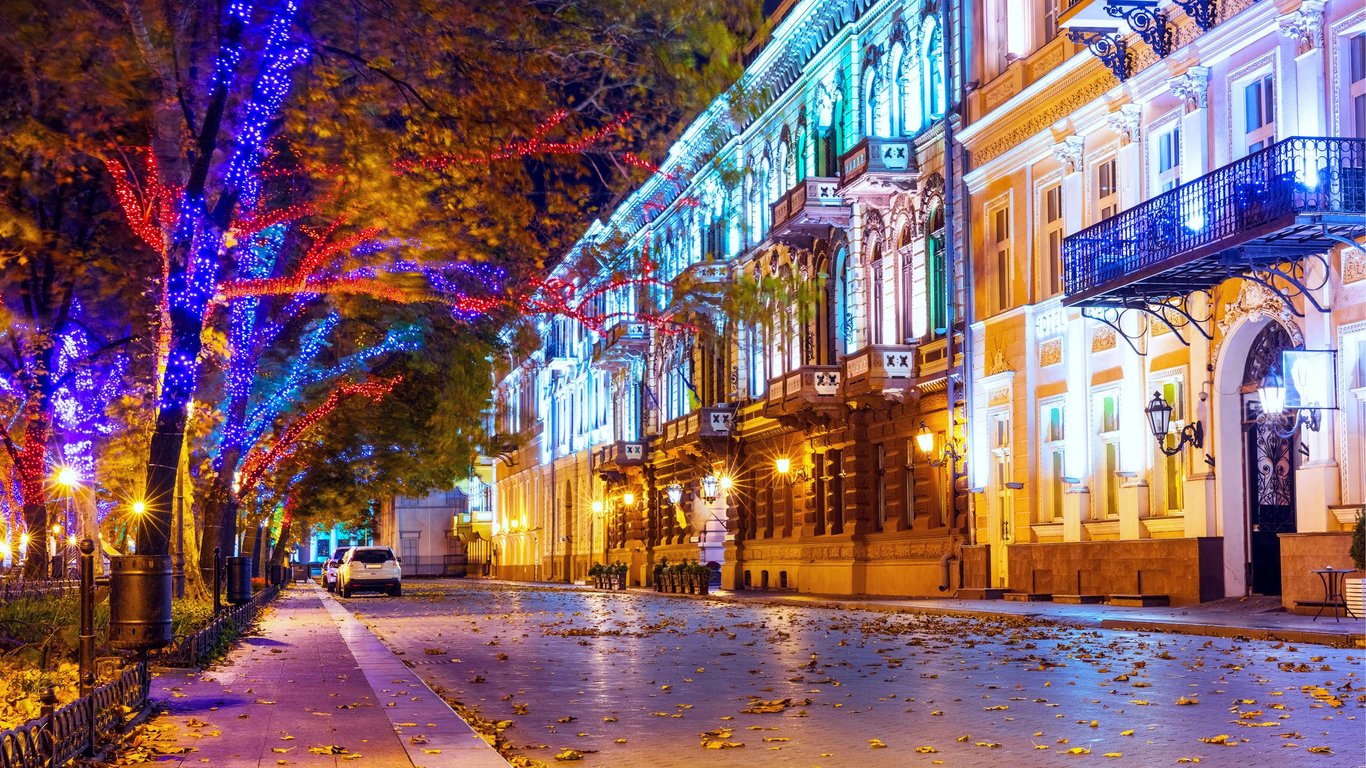 Приморський бульвар в Одесі у післявоєнні роки — фото