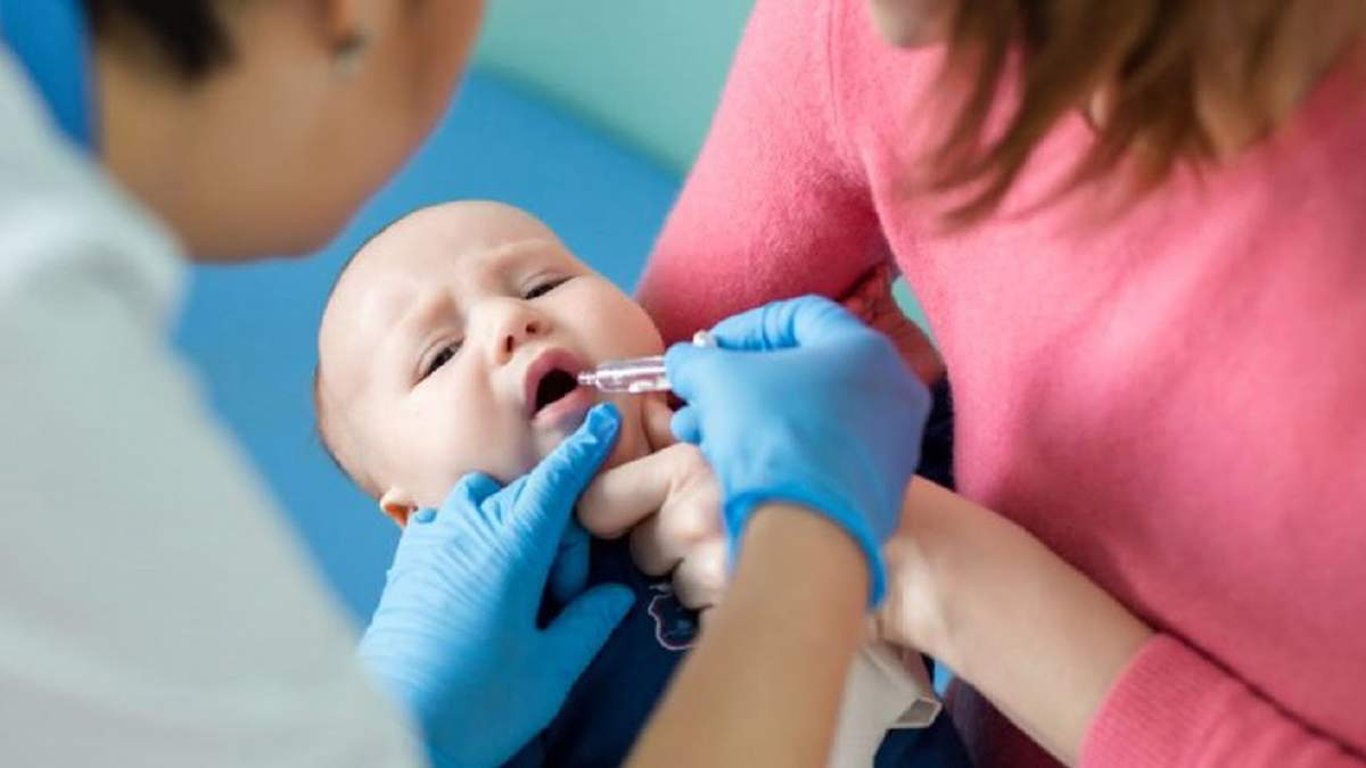 В Харьковской области менее половины детей вакцинированы от полиомиелита
