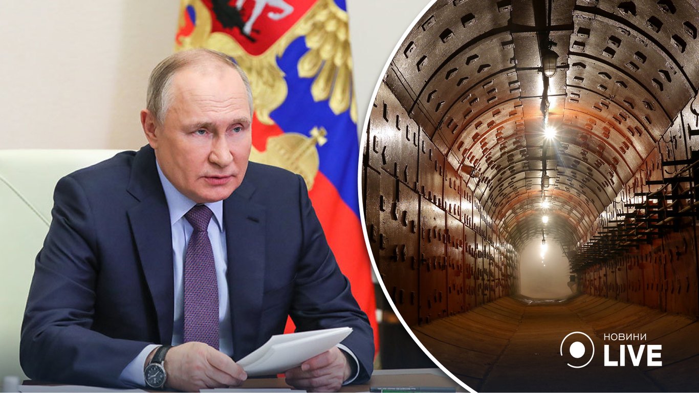 СМИ узнали о бункерах российского президента владимира путина