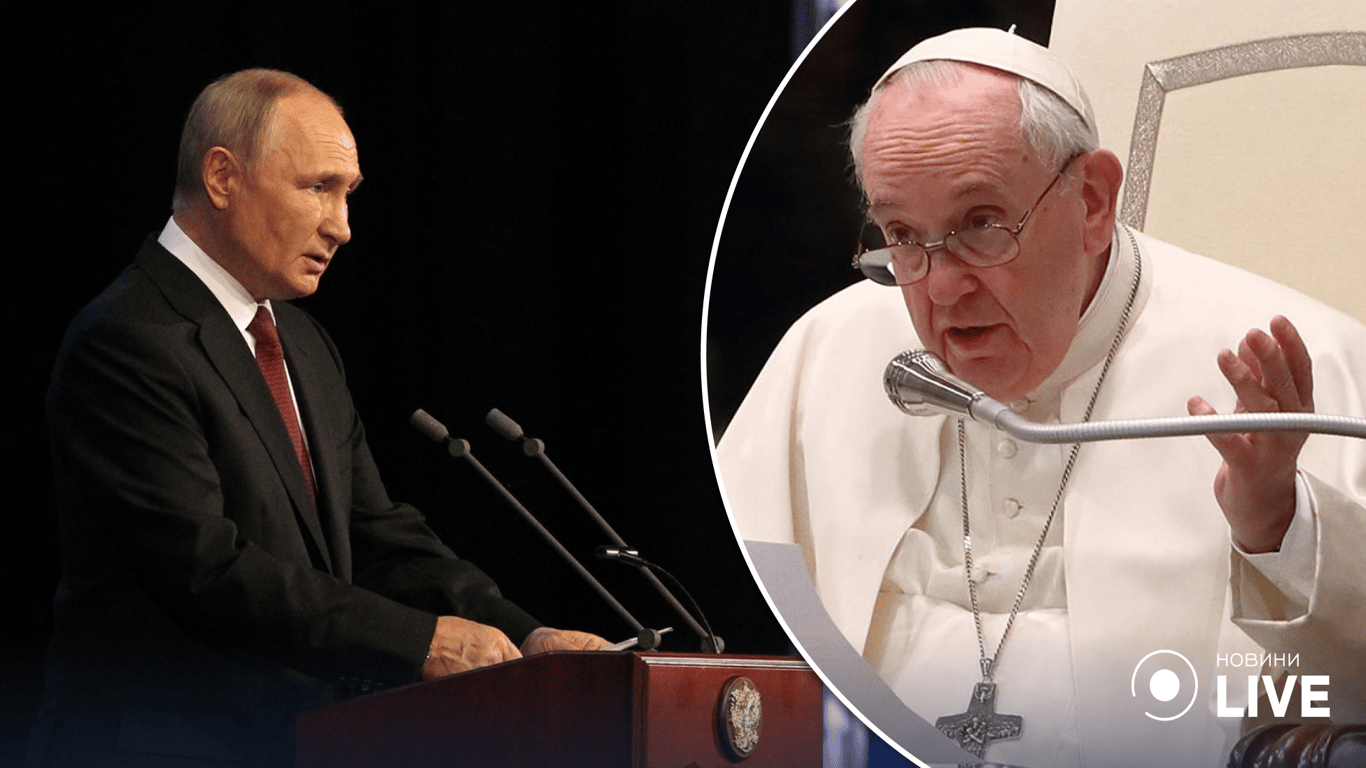 Папа Римський прокоментував погрози путіна щодо використання ядерної зброї