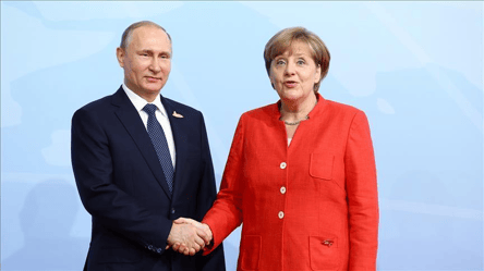 Пожаловался на украинские беспилотники и корабли НАТО: Путин провел телефонный разговор с Меркель - 285x160