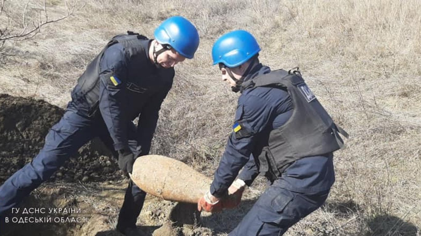 В Одесі виявили снаряд часів Другої світової, а в області авіабомбу