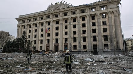 Розбір завалів Харківської ОДА тривають третій тиждень: знайдено 24 тіла - 285x160