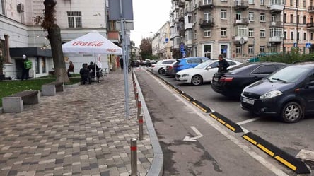 У центрі Києва з'явився захист для велосипедистів - 285x160