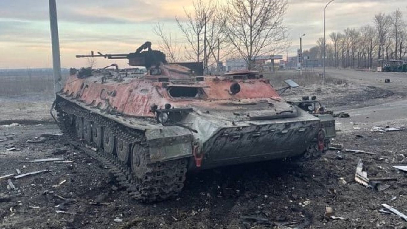Россия потеряла более 1500 единиц военной техники за 6 дней войны