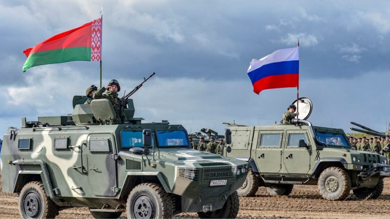 За останні три дні росія перекинула до Білорусі 60 одиниць військової техніки