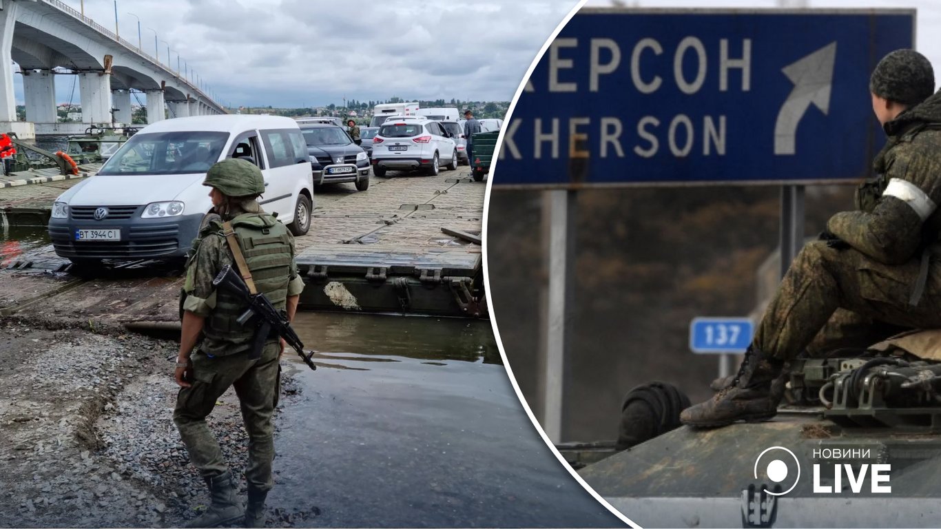 Россияне будут убегать из Херсона через временный мост и понтонные переправы