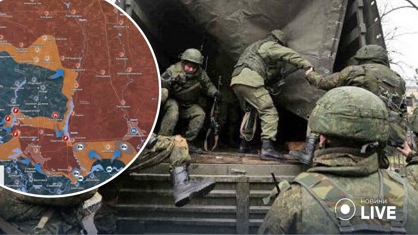 Российские войска в районе Лимана пытаются прорваться из окружения