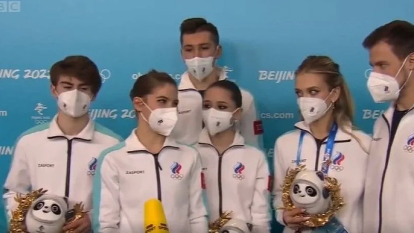 Російська спортсменка Анастасія Мішина вилаялася в прямому ефірі на Олімпійських іграх-2022