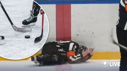 Російський хокеїст відгамселив арбітра ключкою і ногами прямо на полі: у мережі показали відео - 285x160