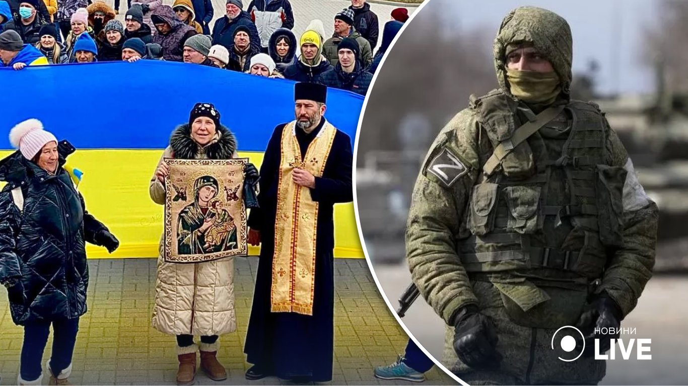 На Запоріжжі окупанти викрали священника, який з початку війни ходив на проукраїнські мітинги