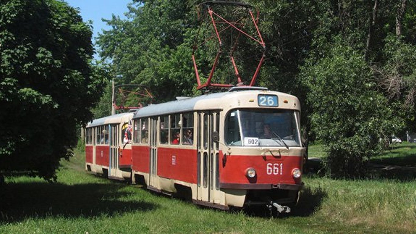 В Харькове трамваи изменят маршрут движения