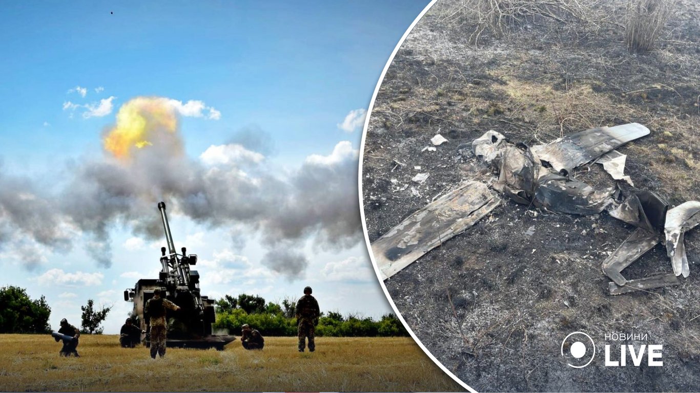 Украинская авиация уничтожила два российских беспилотника, артиллерия нанесла удар по командным пунктам армии рф