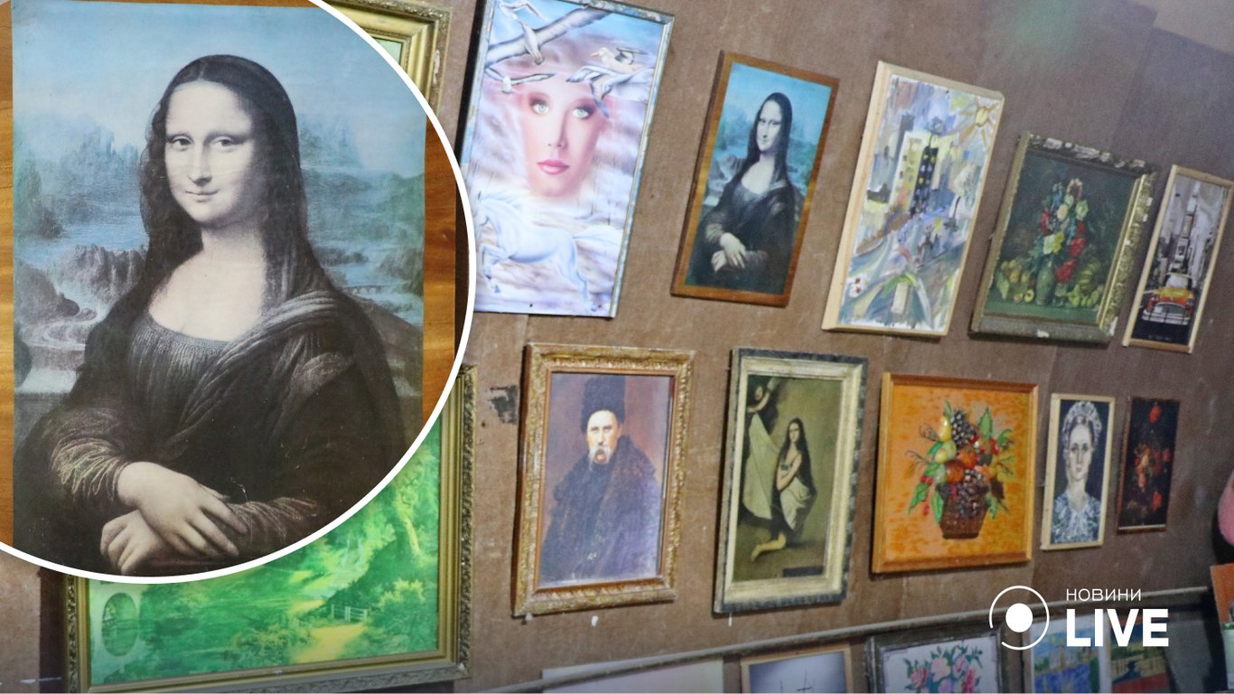Коммунальщик из Чернигова открыл в ЖЭКе музей картин, выброшенных на помойку