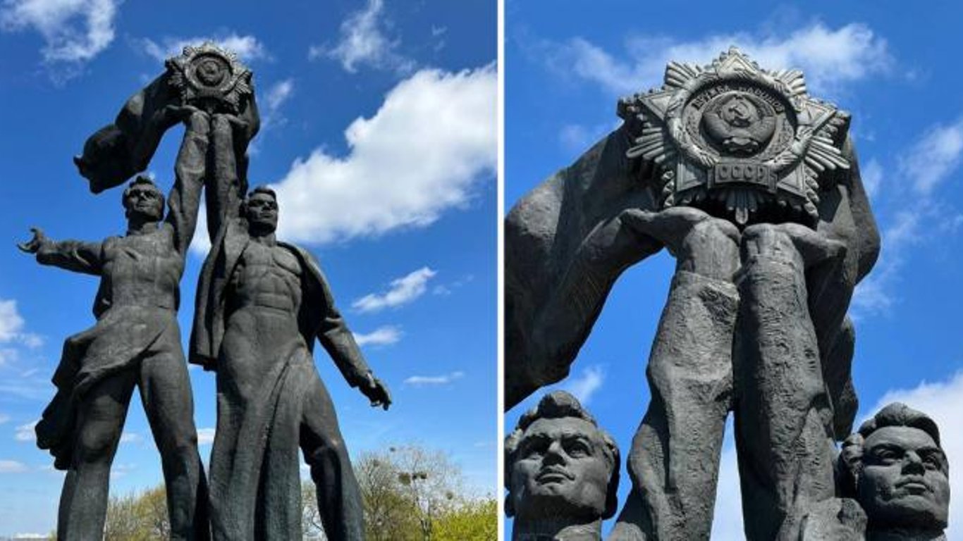 Кличко анонсировал демонтаж скульптур рабочих возле Арки «Дружбы» народов
