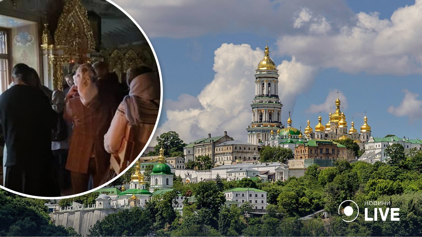 В Киево-Печерской Лавре молятся за россию: в сети показали скандальное видео