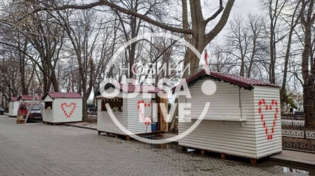 В центре Одессы на Думской устанавливают новогодние МАФы. Фото - 285x160
