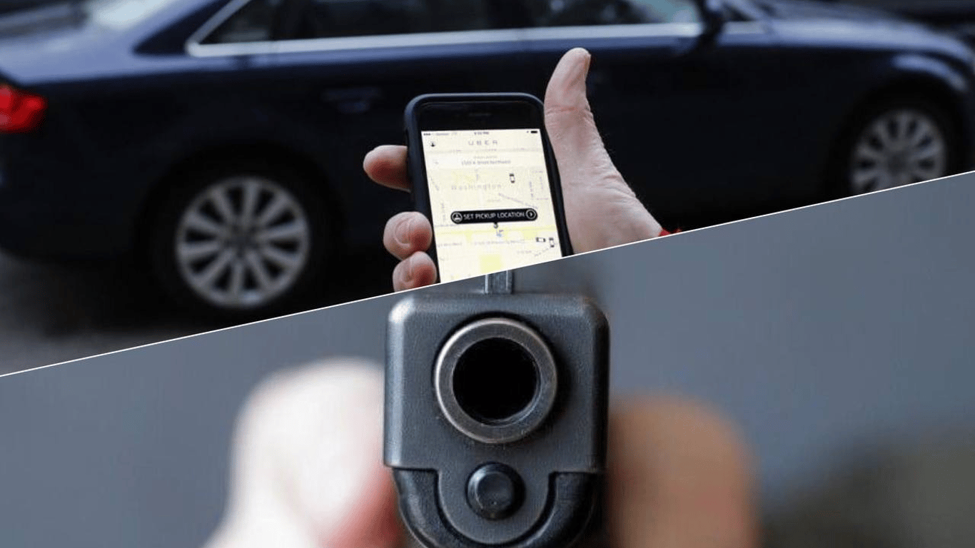 В Одессе таксист посреди дороги угрожал пистолетом
