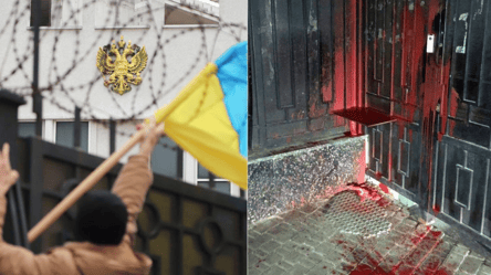 В Одесі закидали консульство РФ фарбою: поліція розпочала розслідування - 285x160