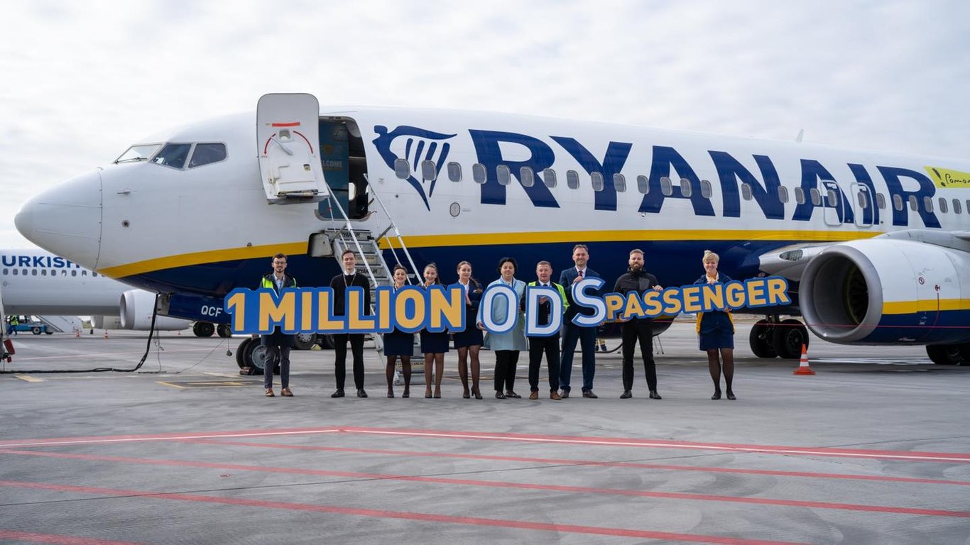 Одесский международный аэропорт встретил миллионного пассажира