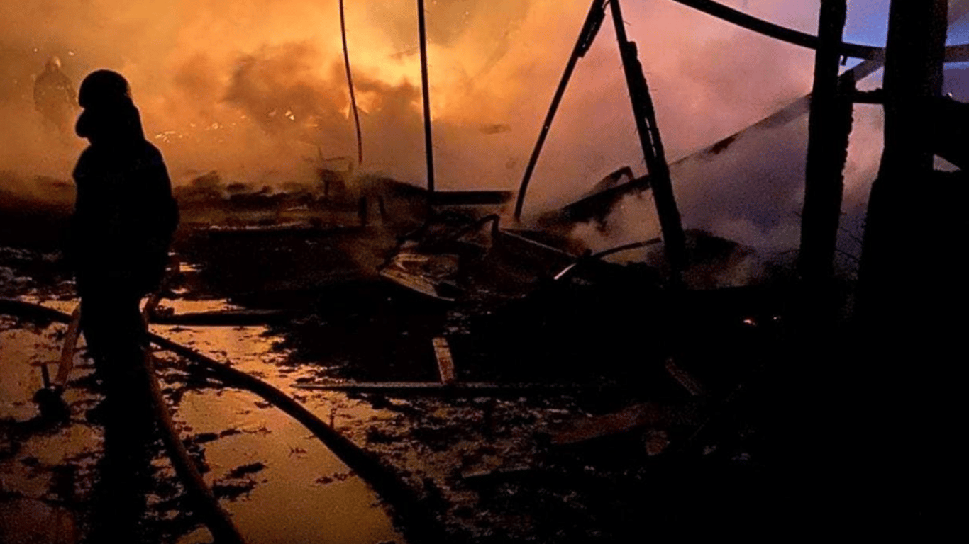 В Одесской области сгорела база отдыха - фото