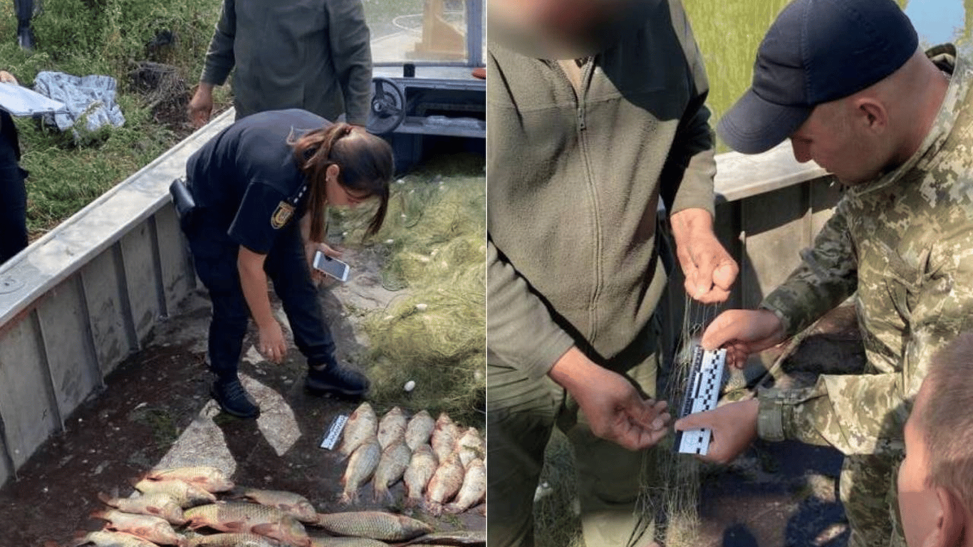 В Одеській області затримали браконьєрів зі 100 кілограмами риби