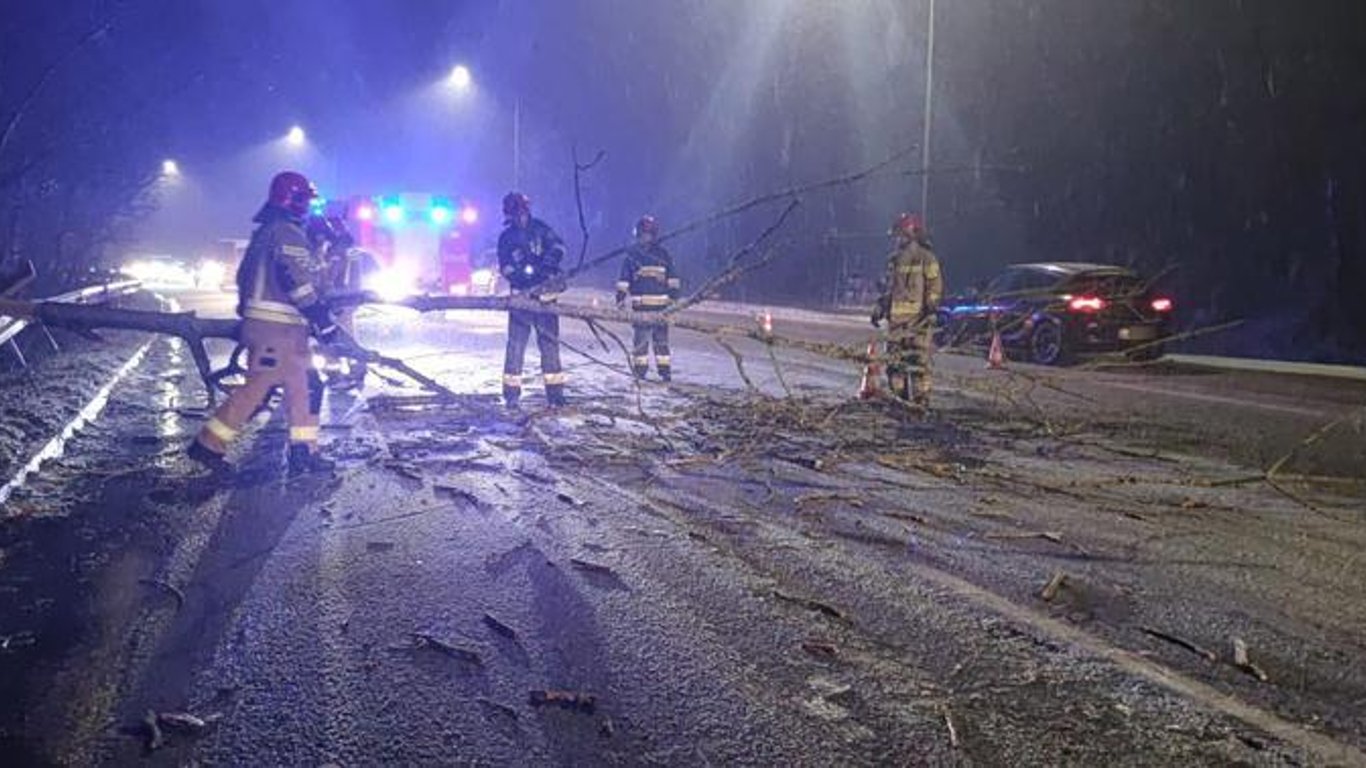 У Польщі через буревії постраждали четверо людей - фото