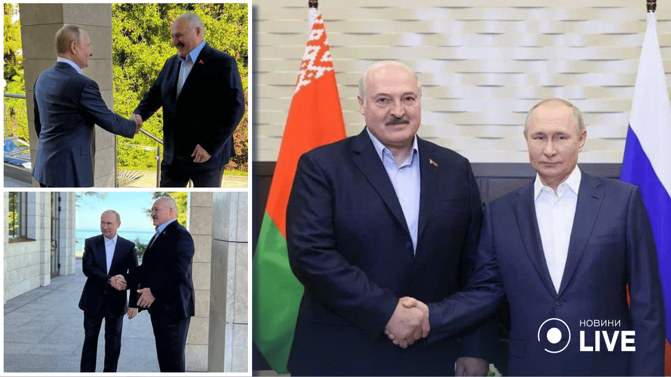 Путін і Лукашенко зустрічаються в росії