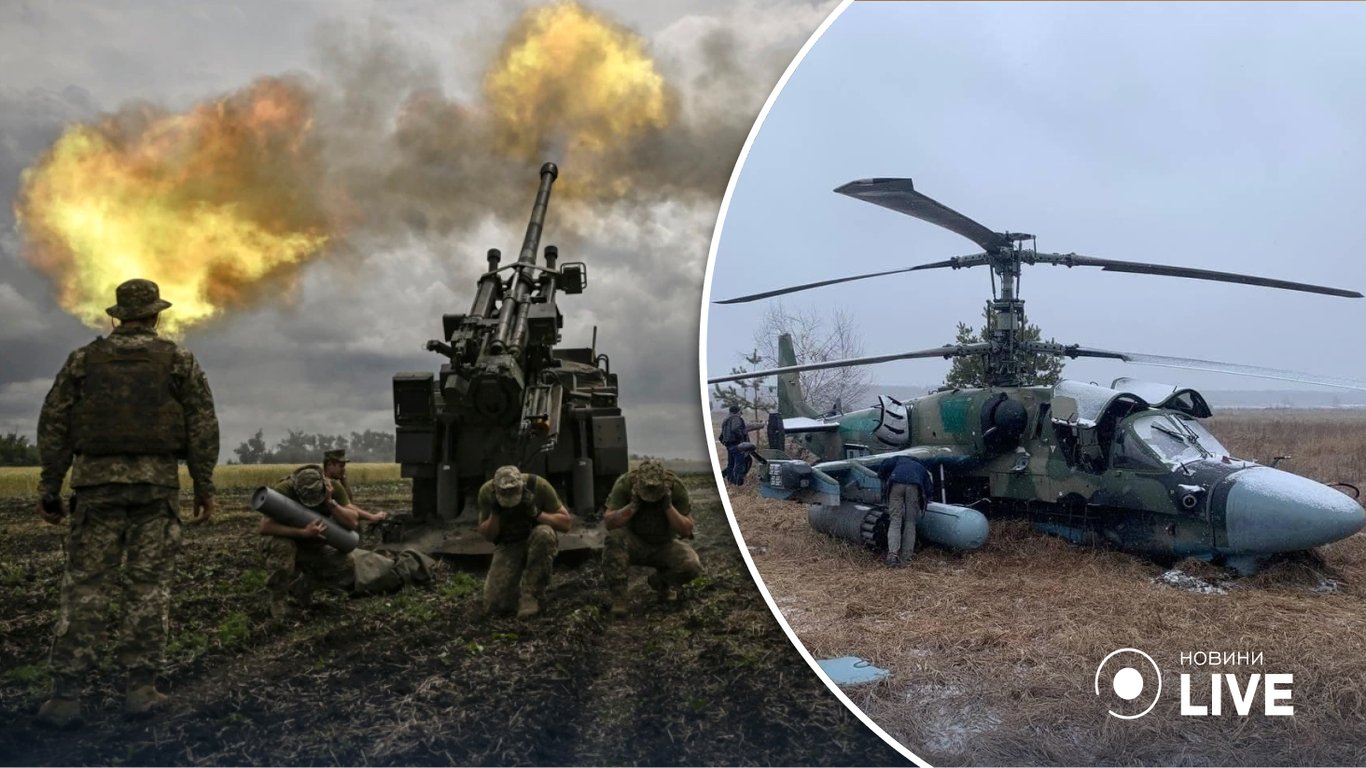 Українська армія за добу знищила три гелікоптери і один літак росіян, повідомив Генштаб