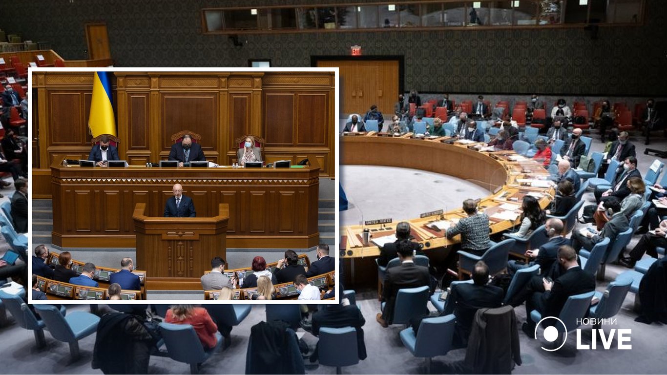 Верховная Рада официально заявила о нелегитимности пребывания рф в ООН