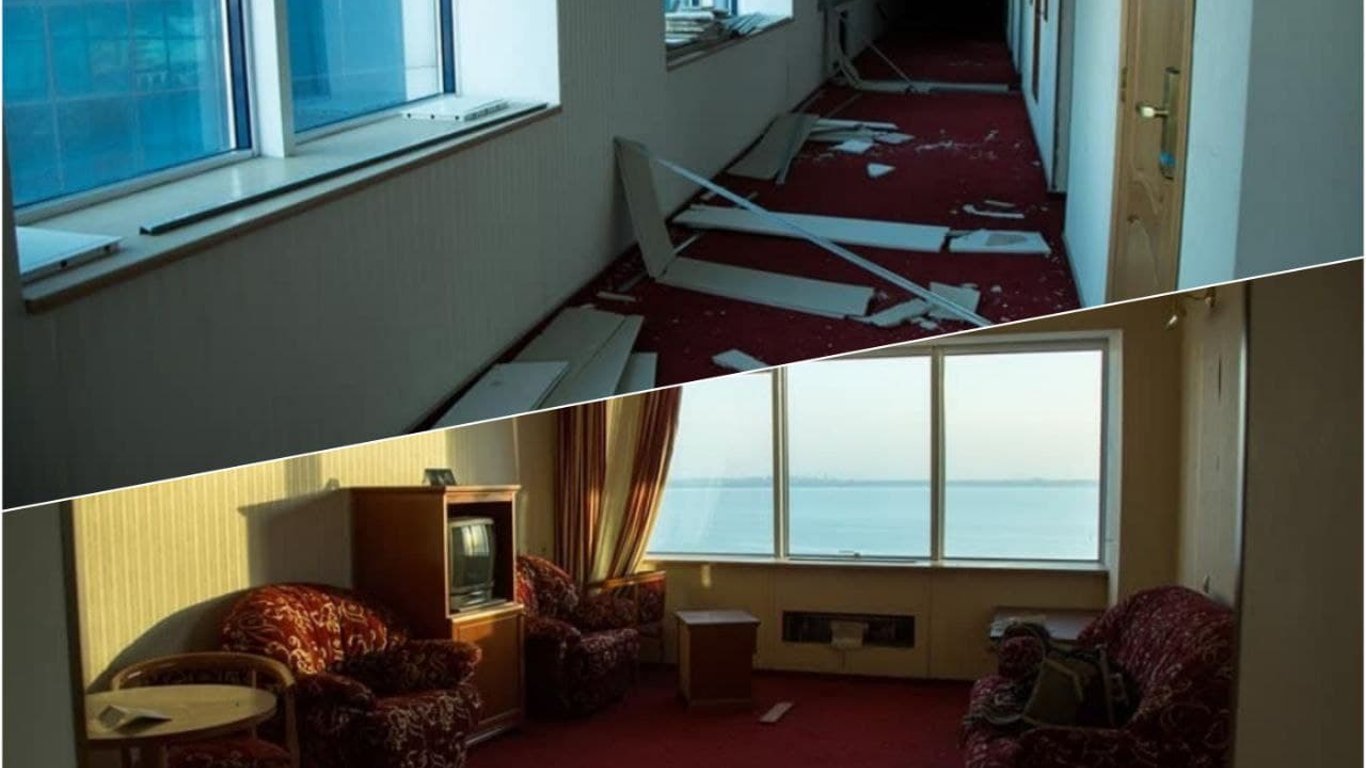 Как внутри выглядит заброшенный отель “Одесса” на морском вокзале