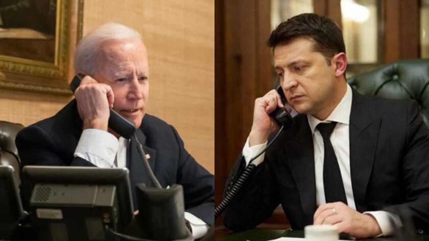 Зеленський і Байден обговорили напад Росії на Україну