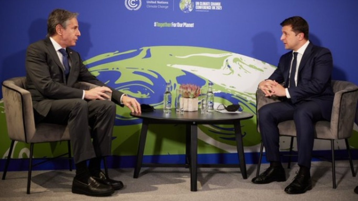 Зеленский и Блинкен обсудили Донбасс и военно-оборонное сотрудничество с США
