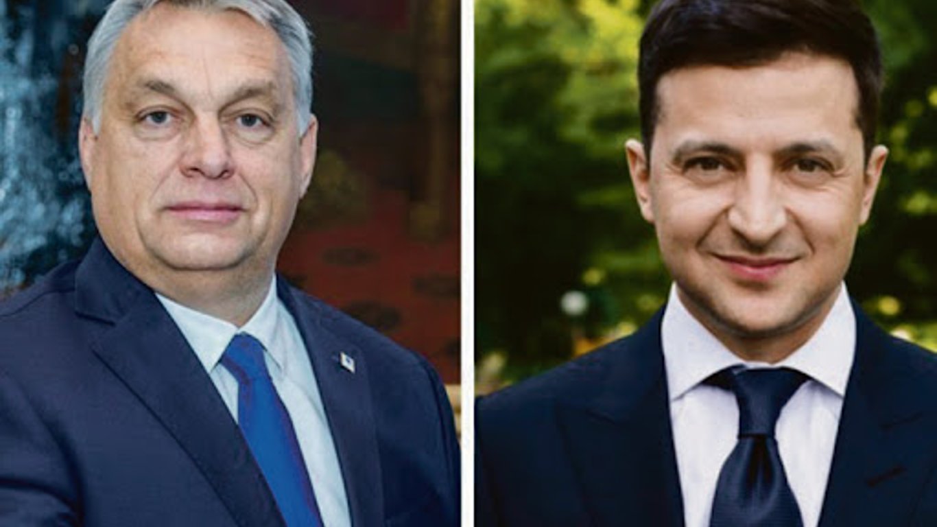 Зеленский впервые пообщался с премьером Венгрии Орбаном