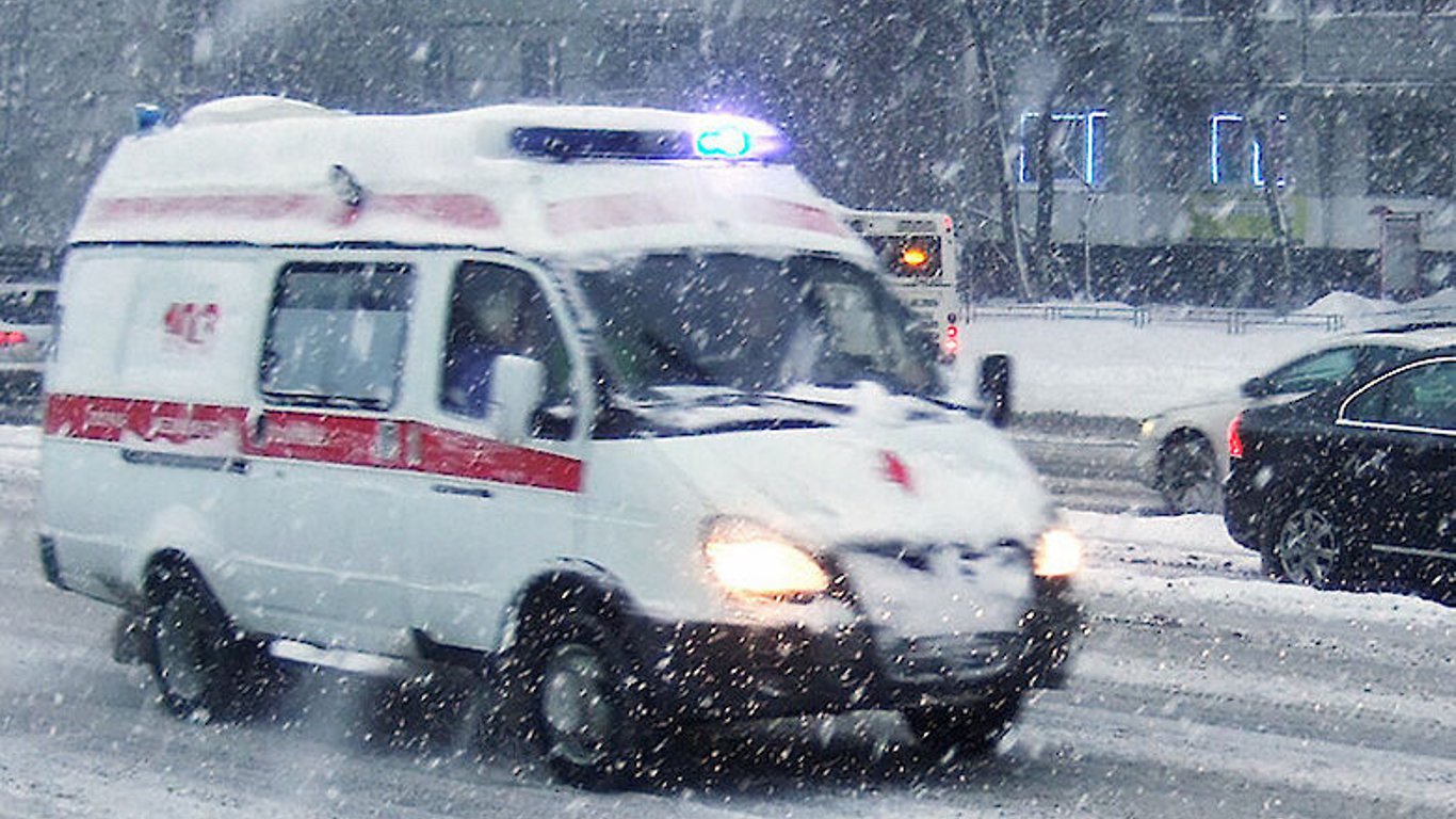 НП - біля київської школи киянці на голову впала величезна гілка і розбила голову