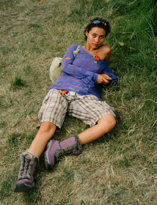 Ідея для образу з картатими шортами