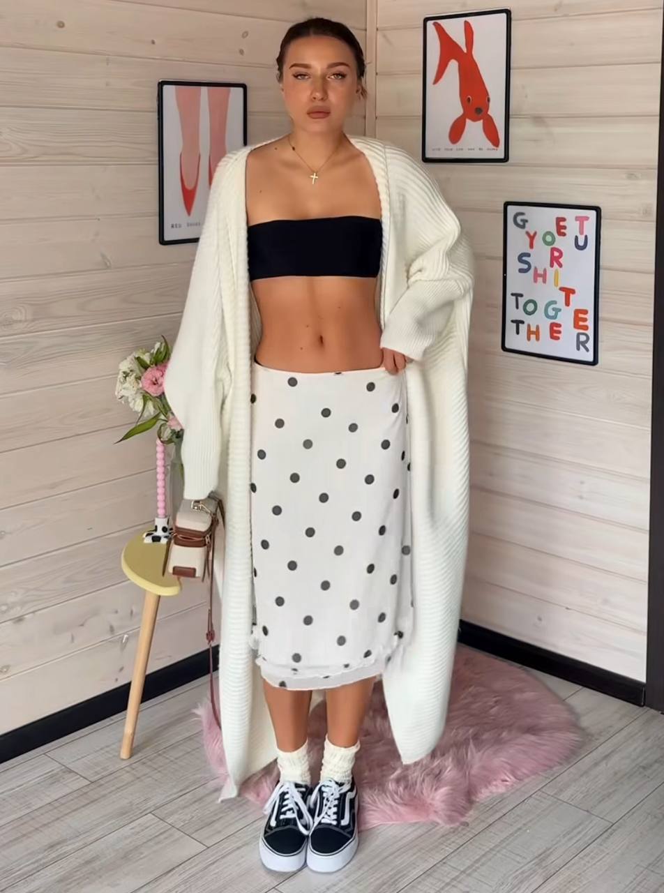 Polka dot print is one of the latest trends